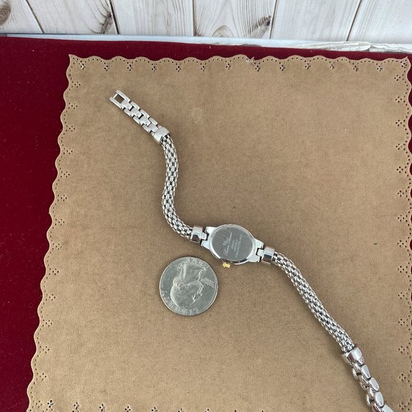 Fabulous Almost New Lucien Piccard Crystal Watch - Picture 6 of 6